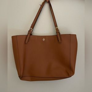 Tory Burch Solid Leather Tote